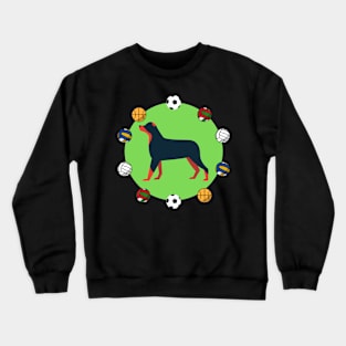 Dog and Sports Crewneck Sweatshirt